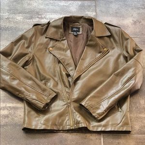 Faux Leather Moto jacket